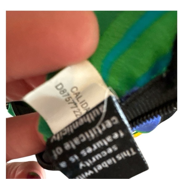 DVF Diane Von Furstenberg CALIDA Runway Dress Tropical Dot Flower Silk Sz 2 - Picture 10 of 11